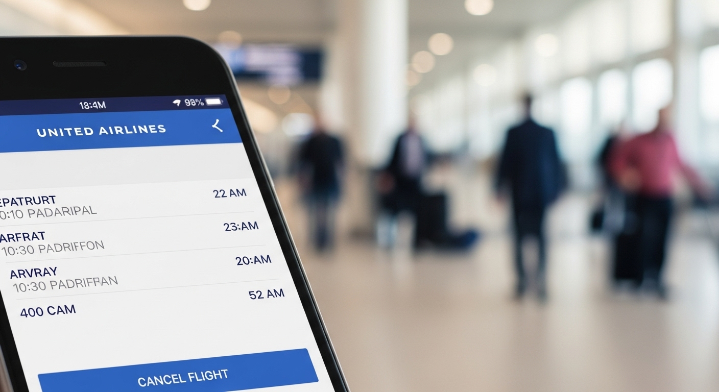 How to cancel a United Airlines Flight