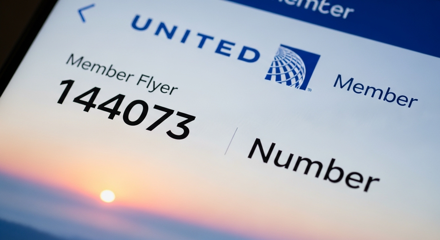 How can I find my United Airlines Frequent flyer Number?