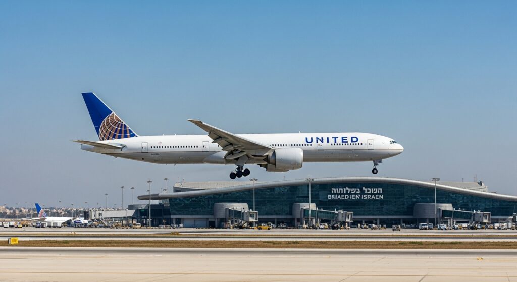 United Airlines flying to Israel?