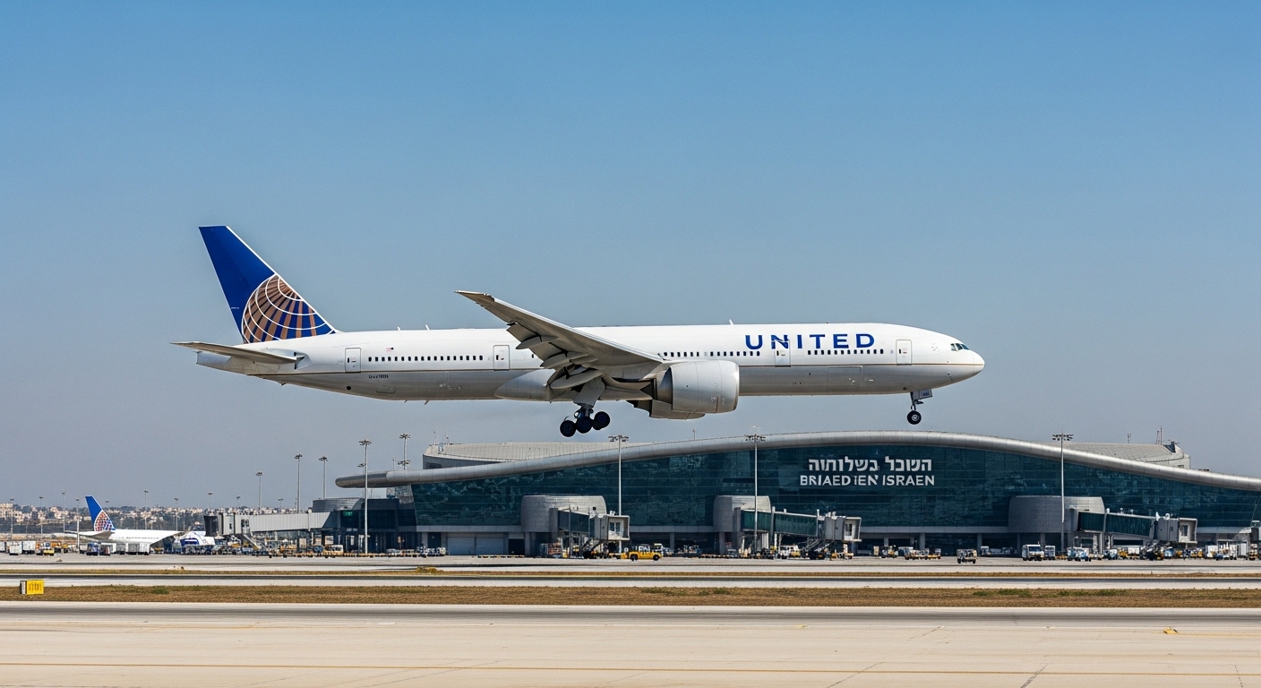 United Airlines flying to Israel?