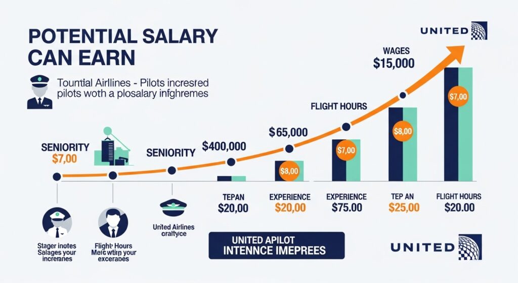 How much do United Airlines Pilots make?