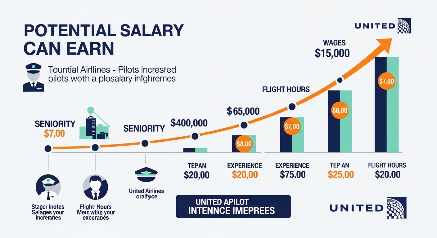 How much do United Airlines Pilots make?