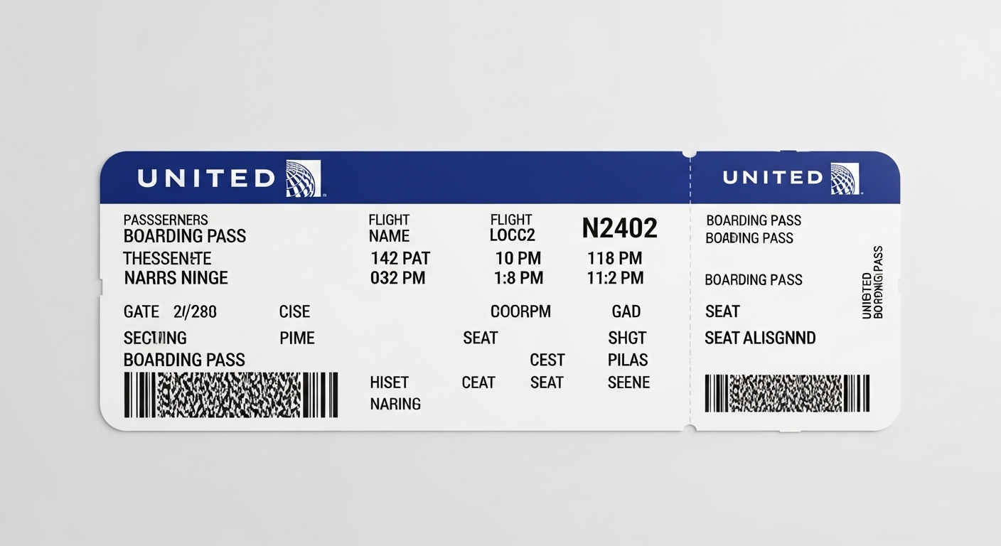 How to get boarding pass for United Airlines?