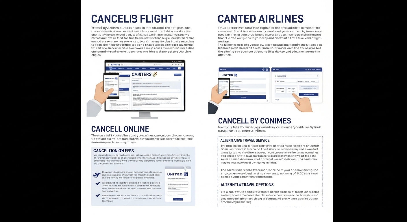 How to cancel a United Airlines flight?