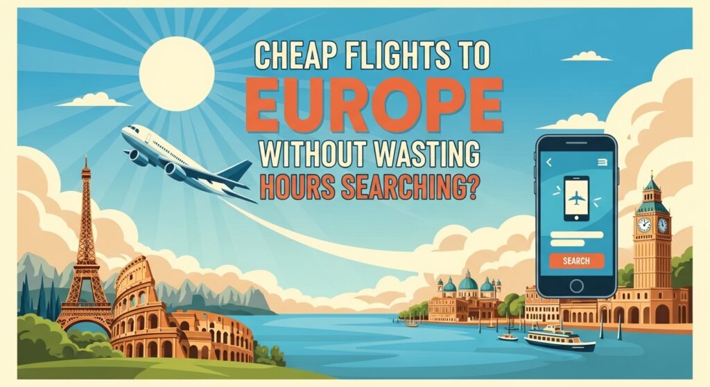 How to Find Cheap Flights to Europe Without Wasting Hours Searching