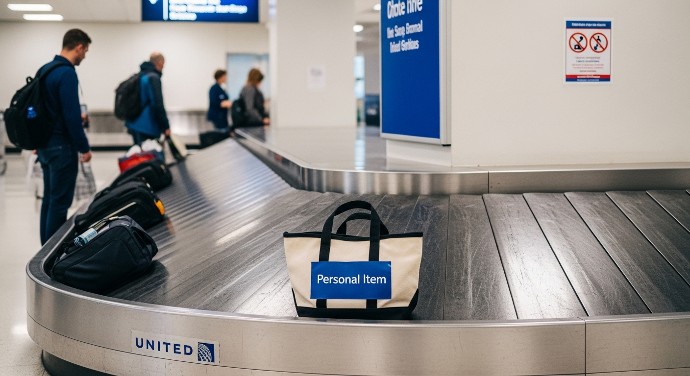What is a Personal item on United Airlines?